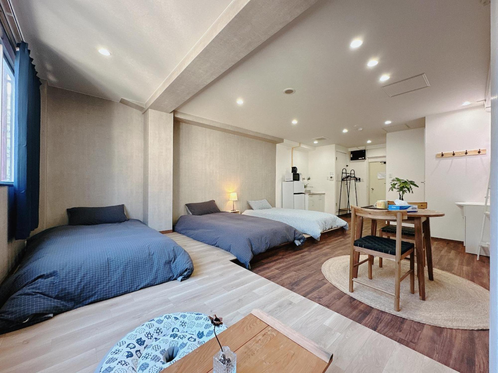 Apartemen 【三米通天閣】202-2fb難波商圈天王寺心斎橋10min Osaka